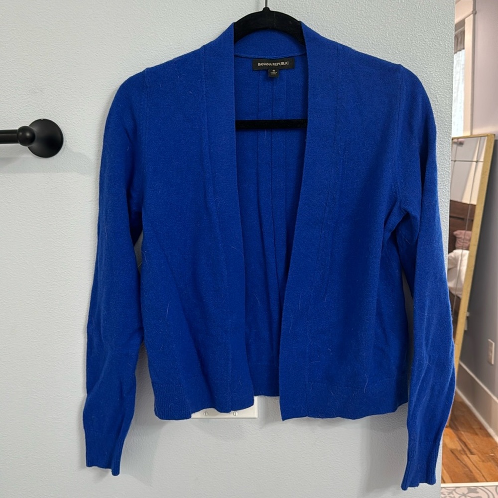 Banana republic Cobalt Blue Cardigan Size S